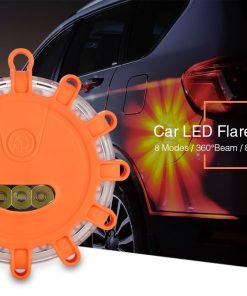 Αδιάβροχος Φάρος LED Μπαταρίας Έκτακτης Οδικής Ανάγκης με Μαγνήτη και Φακό GloboStar 32200 14 f 01