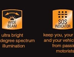 Αδιάβροχος Φάρος LED Μπαταρίας Έκτακτης Οδικής Ανάγκης με Μαγνήτη και Φακό GloboStar 32200 15 f 02