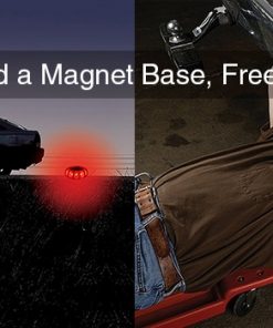 Αδιάβροχος Φάρος LED Μπαταρίας Έκτακτης Οδικής Ανάγκης με Μαγνήτη και Φακό GloboStar 32200 18 f 05