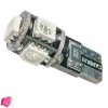 Λαμπτήρας LED T10 Can Bus με 5 SMD 5050 Φούξια GloboStar 25002 1 Λαμπτήρας LED T10 Can Bus με 5 SMD 5050 Φούξια GloboStar 25002