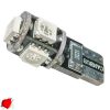 Λαμπτήρας LED T10 Can Bus με 5 SMD 5050 Κόκκινο GloboStar 81740