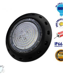 Alternative view of Κρεμαστό Φωτιστικό High Bay Οροφής UFO 100 Watt Ψυχρό Λευκό GloboStar 05502