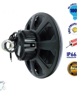 Κρεμαστό Φωτιστικό High Bay Οροφής UFO 100 Watt Ψυχρό Λευκό GloboStar 05502 8 globostar down led ufo hihg bay 100w 2