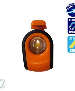 Mini Φορητός Φακός PEN COB LED Πορτοκαλί Χρώμα GloboStar 07011 9 globostar flash light 86 86 2