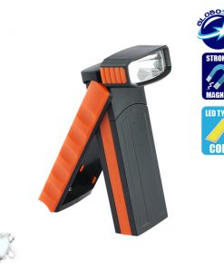 Alternative view of Φορητός Φακός LED με Περιστρεφόμενο Πάνω Μέρος και Πλαϊνό COB GloboStar 07014