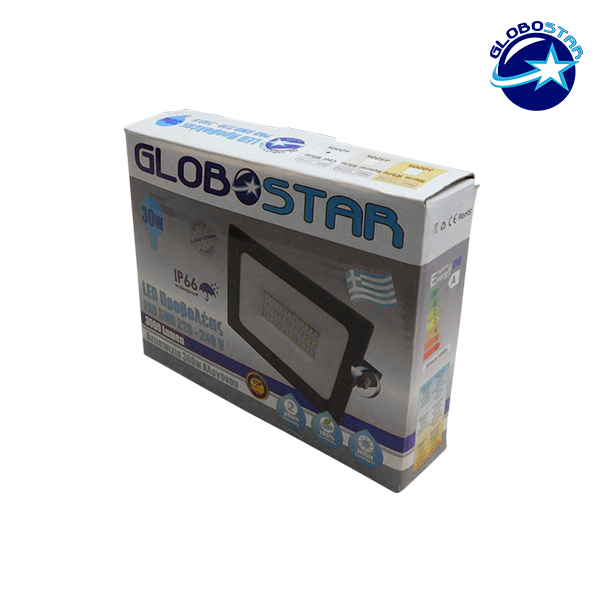 Προβολέας LED Slim Pad 30W 230v 3000lm 120° Αδιάβροχος IP66 Ψυχρό Λευκό 6000k GloboStar 11114 6 Προβολέας LED Slim Pad 30W 230v 3000lm 120° Αδιάβροχος IP66 Ψυχρό Λευκό 6000k GloboStar 11114 - Image 4