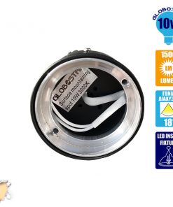 LED Φωτιστικό Σποτ Οροφής με Σπαστή Βάση Black Body 10W 230V 1400lm 24° Θερμό Λευκό 3000k GloboStar 93009 11 globostar led spasto spot 10w ww black back