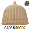 GloboStar® BAHAMAS 01370 Vintage Κρεμαστό Φωτιστικό Οροφής Μονόφωτο Μπεζ Ξύλινο Ψάθινο Bamboo Φ60 x Υ60cm 1 GloboStar® BAHAMAS 01370 Vintage Κρεμαστό Φωτιστικό Οροφής Μονόφωτο Μπεζ Ξύλινο Ψάθινο Bamboo Φ60 x Υ60cm
