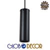 GloboStar® CANNON BLACK 01275 Μοντέρνο Κρεμαστό Φωτιστικό Οροφής Spot Gu10 Μονόφωτο Μαύρο Μεταλλικό Φ6 x 20cm 1 GloboStar® CANNON BLACK 01275 Μοντέρνο Κρεμαστό Φωτιστικό Οροφής Spot Gu10 Μονόφωτο Μαύρο Μεταλλικό Φ6 x 20cm