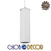 GloboStar® CANNON WHITE 01274 Μοντέρνο Κρεμαστό Φωτιστικό Οροφής Spot Gu10 Μονόφωτο Λευκό Μεταλλικό Φ6 x Y20cm 2 GloboStar® CANNON WHITE 01274 Μοντέρνο Κρεμαστό Φωτιστικό Οροφής Spot Gu10 Μονόφωτο Λευκό Μεταλλικό Φ6 x Y20cm