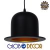 GloboStar® CHARLO 01214 Vintage Κρεμαστό Φωτιστικό Οροφής Μονόφωτο Μαύρο Μεταλλικό Καμπάνα Φ26 x Y17cm 2 GloboStar® CHARLO 01214 Vintage Κρεμαστό Φωτιστικό Οροφής Μονόφωτο Μαύρο Μεταλλικό Καμπάνα Φ26 x Y17cm