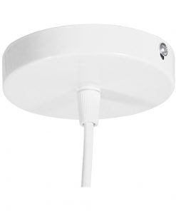 GloboStar® EARTH 30CM 01382 Vintage Industrial Κρεμαστό Φωτιστικό Οροφής Μονόφωτο Λευκό Μεταλλικό Πλέγμα Φ30 x Υ30cm 16 GloboStar® EARTH 30CM 01382 Vintage Industrial Κρεμαστό Φωτιστικό Οροφής Μονόφωτο Λευκό Μεταλλικό Πλέγμα Φ30 x Υ30cm 7