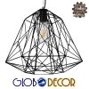 GloboStar® GRID 01022 Vintage Industrial Kρεμαστό Φωτιστικό Οροφής Μονόφωτο Μαύρο Μεταλλικό Πλέγμα Φ32 x Y34cm 1 GloboStar® GRID 01022 Vintage Industrial Kρεμαστό Φωτιστικό Οροφής Μονόφωτο Μαύρο Μεταλλικό Πλέγμα Φ32 x Y34cm