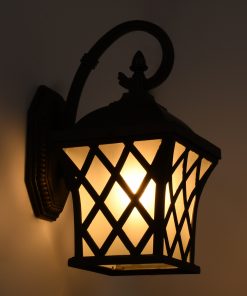 GloboStar® LELIA 01251 Vintage Φωτιστικό Τοίχου Απλίκα Μονόφωτο Σκούρο Καφέ Μεταλλικό Πλέγμα Μ24 x Π19 x Υ37cm 15 GloboStar® LELIA 01251 Vintage Φωτιστικό Τοίχου Απλίκα Μονόφωτο Σκούρο Καφέ Μεταλλικό Πλέγμα Μ24 x Π19 x Υ37cm 3