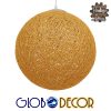 GloboStar® OCEANA 01357 Vintage Κρεμαστό Φωτιστικό Οροφής Μονόφωτο Μπεζ Ξύλινο Ψάθινο Rattan Φ40 x Υ40cm 2 GloboStar® OCEANA 01357 Vintage Κρεμαστό Φωτιστικό Οροφής Μονόφωτο Μπεζ Ξύλινο Ψάθινο Rattan Φ40 x Υ40cm
