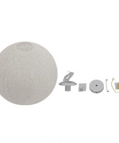 GloboStar® OCEANA 01359 Vintage Κρεμαστό Φωτιστικό Οροφής Μονόφωτο Λευκό Ξύλινο Ψάθινο Rattan Φ40 x Υ40cm 11 GloboStar® OCEANA 01359 Vintage Κρεμαστό Φωτιστικό Οροφής Μονόφωτο Λευκό Ξύλινο Ψάθινο Rattan Φ40 x Υ40cm 5