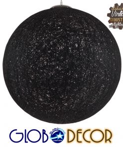 GloboStar® OCEANA 01364 Vintage Κρεμαστό Φωτιστικό Οροφής Μονόφωτο Μαύρο Ξύλινο Ψάθινο Rattan Φ60 x Υ60cm