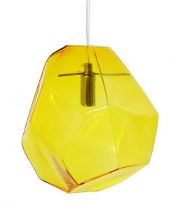 GloboStar® RINA 01308 Μοντέρνο Κρεμαστό Φωτιστικό Οροφής Μονόφωτο Γυάλινο Κίτρινο Διάφανο Μ20 x Π19 x Υ20cm 11 GloboStar® RINA 01308 Μοντέρνο Κρεμαστό Φωτιστικό Οροφής Μονόφωτο Γυάλινο Κίτρινο Διάφανο Μ20 x Π19 x Υ20cm 3