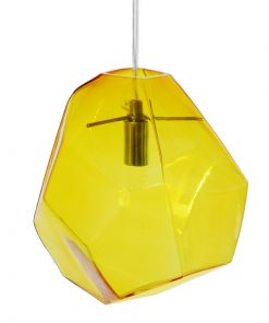 GloboStar® RINA 01308 Μοντέρνο Κρεμαστό Φωτιστικό Οροφής Μονόφωτο Γυάλινο Κίτρινο Διάφανο Μ20 x Π19 x Υ20cm 12 GloboStar® RINA 01308 Μοντέρνο Κρεμαστό Φωτιστικό Οροφής Μονόφωτο Γυάλινο Κίτρινο Διάφανο Μ20 x Π19 x Υ20cm 4