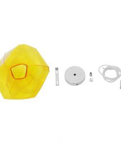 GloboStar® RINA 01308 Μοντέρνο Κρεμαστό Φωτιστικό Οροφής Μονόφωτο Γυάλινο Κίτρινο Διάφανο Μ20 x Π19 x Υ20cm 15 GloboStar® RINA 01308 Μοντέρνο Κρεμαστό Φωτιστικό Οροφής Μονόφωτο Γυάλινο Κίτρινο Διάφανο Μ20 x Π19 x Υ20cm 7