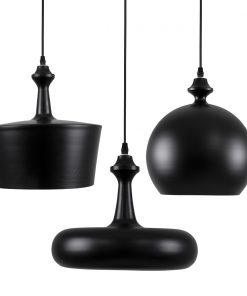 GloboStar® ROCKFORD 01287 SET 3 Μοντέρνα Κρεμαστά Φωτιστικά Οροφής Μονόφωτα Μαύρα Μεταλλικά Καμπάνα 14 GloboStar® ROCKFORD 01287 SET 3 Μοντέρνα Κρεμαστά Φωτιστικά Οροφής Μονόφωτα Μαύρα Μεταλλικά Καμπάνα 4