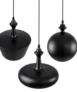 GloboStar® ROCKFORD 01287 SET 3 Μοντέρνα Κρεμαστά Φωτιστικά Οροφής Μονόφωτα Μαύρα Μεταλλικά Καμπάνα 16 GloboStar® ROCKFORD 01287 SET 3 Μοντέρνα Κρεμαστά Φωτιστικά Οροφής Μονόφωτα Μαύρα Μεταλλικά Καμπάνα 6