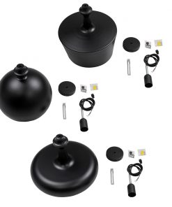 GloboStar® ROCKFORD 01287 SET 3 Μοντέρνα Κρεμαστά Φωτιστικά Οροφής Μονόφωτα Μαύρα Μεταλλικά Καμπάνα 18 GloboStar® ROCKFORD 01287 SET 3 Μοντέρνα Κρεμαστά Φωτιστικά Οροφής Μονόφωτα Μαύρα Μεταλλικά Καμπάνα 8