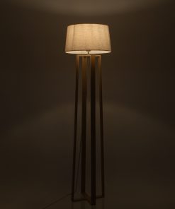 GloboStar® TOWER 01264 Μοντέρνο Φωτιστικό Δαπέδου Μονόφωτο 1 x E27 Μπεζ Ξύλινο Καμπάνα D40 x H166cm 14 GloboStar® TOWER 01264 Μοντέρνο Φωτιστικό Δαπέδου Μονόφωτο 1 x E27 Μπεζ Ξύλινο Καμπάνα D40 x H166cm 3