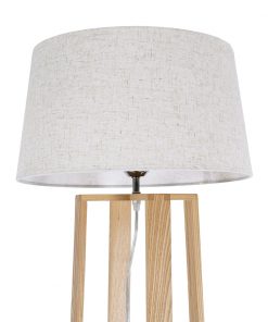 GloboStar® TOWER 01264 Μοντέρνο Φωτιστικό Δαπέδου Μονόφωτο 1 x E27 Μπεζ Ξύλινο Καμπάνα D40 x H166cm 17 GloboStar® TOWER 01264 Μοντέρνο Φωτιστικό Δαπέδου Μονόφωτο 1 x E27 Μπεζ Ξύλινο Καμπάνα D40 x H166cm 6