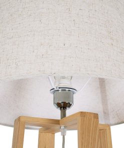 GloboStar® TOWER 01264 Μοντέρνο Φωτιστικό Δαπέδου Μονόφωτο 1 x E27 Μπεζ Ξύλινο Καμπάνα D40 x H166cm 18 GloboStar® TOWER 01264 Μοντέρνο Φωτιστικό Δαπέδου Μονόφωτο 1 x E27 Μπεζ Ξύλινο Καμπάνα D40 x H166cm 7