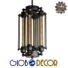 GloboStar® TUBING 01013 Vintage Industrial Κρεμαστό Φωτιστικό Οροφής Πολύφωτο Μαύρο Μεταλλικό Πλέγμα Φ27 x Y47cm 1 GloboStar® TUBING 01013 Vintage Industrial Κρεμαστό Φωτιστικό Οροφής Πολύφωτο Μαύρο Μεταλλικό Πλέγμα Φ27 x Y47cm