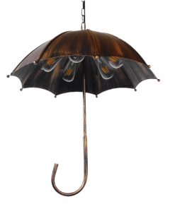 GloboStar® UMBRELLA 01406 Vintage Industrial Κρεμαστό Φωτιστικό Οροφής Πολύφωτο Μαύρο Καφέ Σκουριά Μεταλλικό Φ58 x Υ60cm 13 GloboStar® UMBRELLA 01406 Vintage Industrial Κρεμαστό Φωτιστικό Οροφής Πολύφωτο Μαύρο Καφέ Σκουριά Μεταλλικό Φ58 x Υ60cm 3