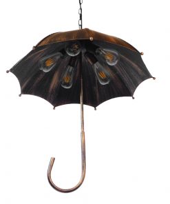 GloboStar® UMBRELLA 01406 Vintage Industrial Κρεμαστό Φωτιστικό Οροφής Πολύφωτο Μαύρο Καφέ Σκουριά Μεταλλικό Φ58 x Υ60cm 14 GloboStar® UMBRELLA 01406 Vintage Industrial Κρεμαστό Φωτιστικό Οροφής Πολύφωτο Μαύρο Καφέ Σκουριά Μεταλλικό Φ58 x Υ60cm 4