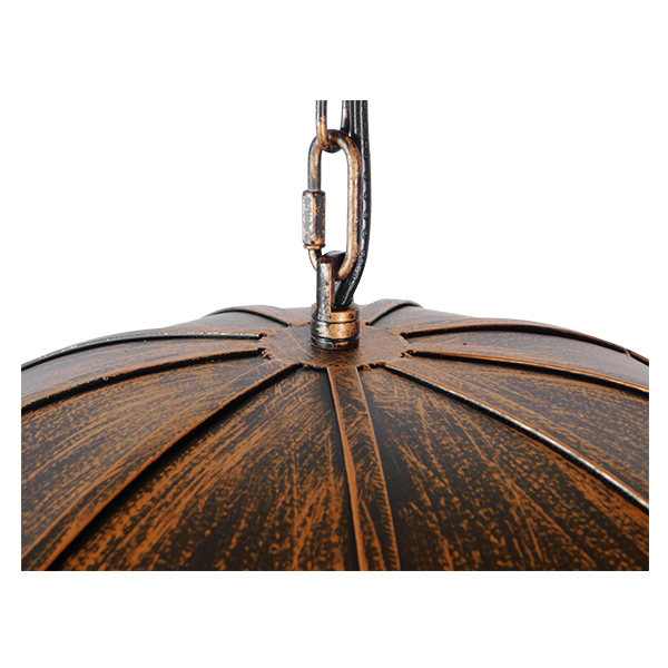 GloboStar® UMBRELLA 01406 Vintage Industrial Κρεμαστό Φωτιστικό Οροφής Πολύφωτο Μαύρο Καφέ Σκουριά Μεταλλικό Φ58 x Υ60cm 10 GloboStar® UMBRELLA 01406 Vintage Industrial Κρεμαστό Φωτιστικό Οροφής Πολύφωτο Μαύρο Καφέ Σκουριά Μεταλλικό Φ58 x Υ60cm - Image 8