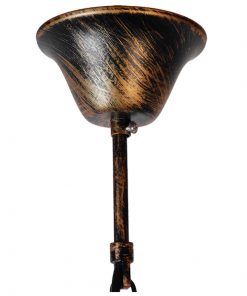 GloboStar® UMBRELLA 01406 Vintage Industrial Κρεμαστό Φωτιστικό Οροφής Πολύφωτο Μαύρο Καφέ Σκουριά Μεταλλικό Φ58 x Υ60cm 19 GloboStar® UMBRELLA 01406 Vintage Industrial Κρεμαστό Φωτιστικό Οροφής Πολύφωτο Μαύρο Καφέ Σκουριά Μεταλλικό Φ58 x Υ60cm 9