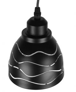 GloboStar® WAVES 01481 Μοντέρνο Κρεμαστό Φωτιστικό Οροφής Μονόφωτο Μεταλλικό Μαύρο Λευκό Καμπάνα Φ13 x Υ14cm 13 GloboStar® WAVES 01481 Μοντέρνο Κρεμαστό Φωτιστικό Οροφής Μονόφωτο Μεταλλικό Μαύρο Λευκό Καμπάνα Φ13 x Υ14cm 4