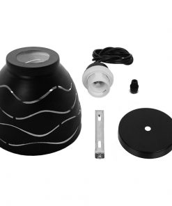 GloboStar® WAVES 01481 Μοντέρνο Κρεμαστό Φωτιστικό Οροφής Μονόφωτο Μεταλλικό Μαύρο Λευκό Καμπάνα Φ13 x Υ14cm 17 GloboStar® WAVES 01481 Μοντέρνο Κρεμαστό Φωτιστικό Οροφής Μονόφωτο Μεταλλικό Μαύρο Λευκό Καμπάνα Φ13 x Υ14cm 8