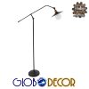 GloboStar® WYNGE 01101 Vintage Industrial Φωτιστικό Δαπέδου Μονόφωτο Μαύρο Μεταλλικό με Χρυσό Ντουί Φ26 x Υ174cm 1 GloboStar® WYNGE 01101 Vintage Industrial Φωτιστικό Δαπέδου Μονόφωτο Μαύρο Μεταλλικό με Χρυσό Ντουί Φ26 x Υ174cm