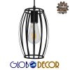 GloboStar® ZEBRA 01062 Vintage Industrial Κρεμαστό Φωτιστικό Οροφής Μονόφωτο Μαύρο Μεταλλικό Πλέγμα Φ15 x Y24cm 2 GloboStar® ZEBRA 01062 Vintage Industrial Κρεμαστό Φωτιστικό Οροφής Μονόφωτο Μαύρο Μεταλλικό Πλέγμα Φ15 x Y24cm
