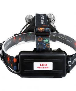 Πανίσχυρος Φακός Κεφαλής LED CREE XML2 T6 CHIP Ασημί Επαναφορτιζόμενος 5000 Lumen 5200mAh GloboStar 05998 4