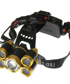 Πανίσχυρος Φακός Κεφαλής LED CREE XML2-T6 CHIP Χρυσό Επαναφορτιζόμενος 5000 Lumen 5200mAh GloboStar 05999 12 Πανίσχυρος Φακός Κεφαλής LED CREE XML2 T6 CHIP Χρυσό Επαναφορτιζόμενος 5000 Lumen 5200mAh GloboStar 05999 3