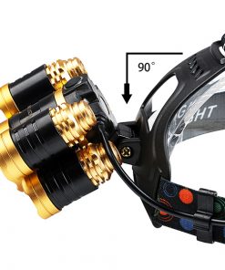 Πανίσχυρος Φακός Κεφαλής LED CREE XML2-T6 CHIP Χρυσό Επαναφορτιζόμενος 5000 Lumen 5200mAh GloboStar 05999 16 Πανίσχυρος Φακός Κεφαλής LED CREE XML2 T6 CHIP Χρυσό Επαναφορτιζόμενος 5000 Lumen 5200mAh GloboStar 05999 7