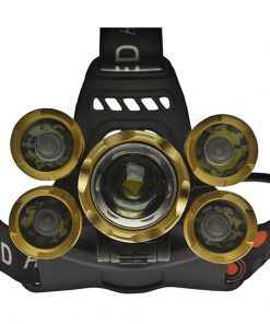 Πανίσχυρος Φακός Κεφαλής LED CREE XML2-T6 CHIP Χρυσό Επαναφορτιζόμενος 5000 Lumen 5200mAh GloboStar 05999 17 Πανίσχυρος Φακός Κεφαλής LED CREE XML2 T6 CHIP Χρυσό Επαναφορτιζόμενος 5000 Lumen 5200mAh GloboStar 05999 8