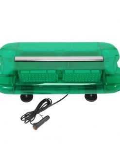 Φάρος Ασφάλειας Security Σήμανσης STROBO Οροφής Αυτοκινήτου Φορτηγού 585CM Πράσινος LED 60W 10 30 Volt με Controller Εναλλαγής Εφέ Προγραμμάτων GloboStar 34322 3