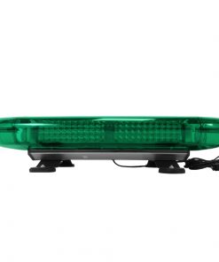 Φάρος Ασφάλειας Security Σήμανσης STROBO Οροφής Αυτοκινήτου Φορτηγού 585CM Πράσινος LED 60W 10 30 Volt με Controller Εναλλαγής Εφέ Προγραμμάτων GloboStar 34322 5