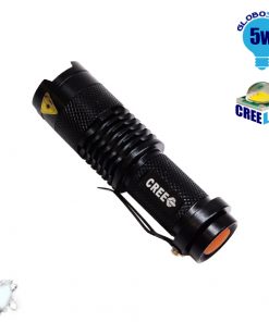 Φορητός Φακός CREE LED T6 3 Mode Zoom GloboStar 06202
