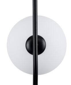 GLOBOSTAR® HAMBURG 00589 Μοντέρνο Κρεμαστό Φωτιστικό Οροφής με Ντουί 1 x E27 AC 220-240V IP20 - Μαύρο & Λευκό - Μ20 x Π15 x Υ40cm 21 00589 8