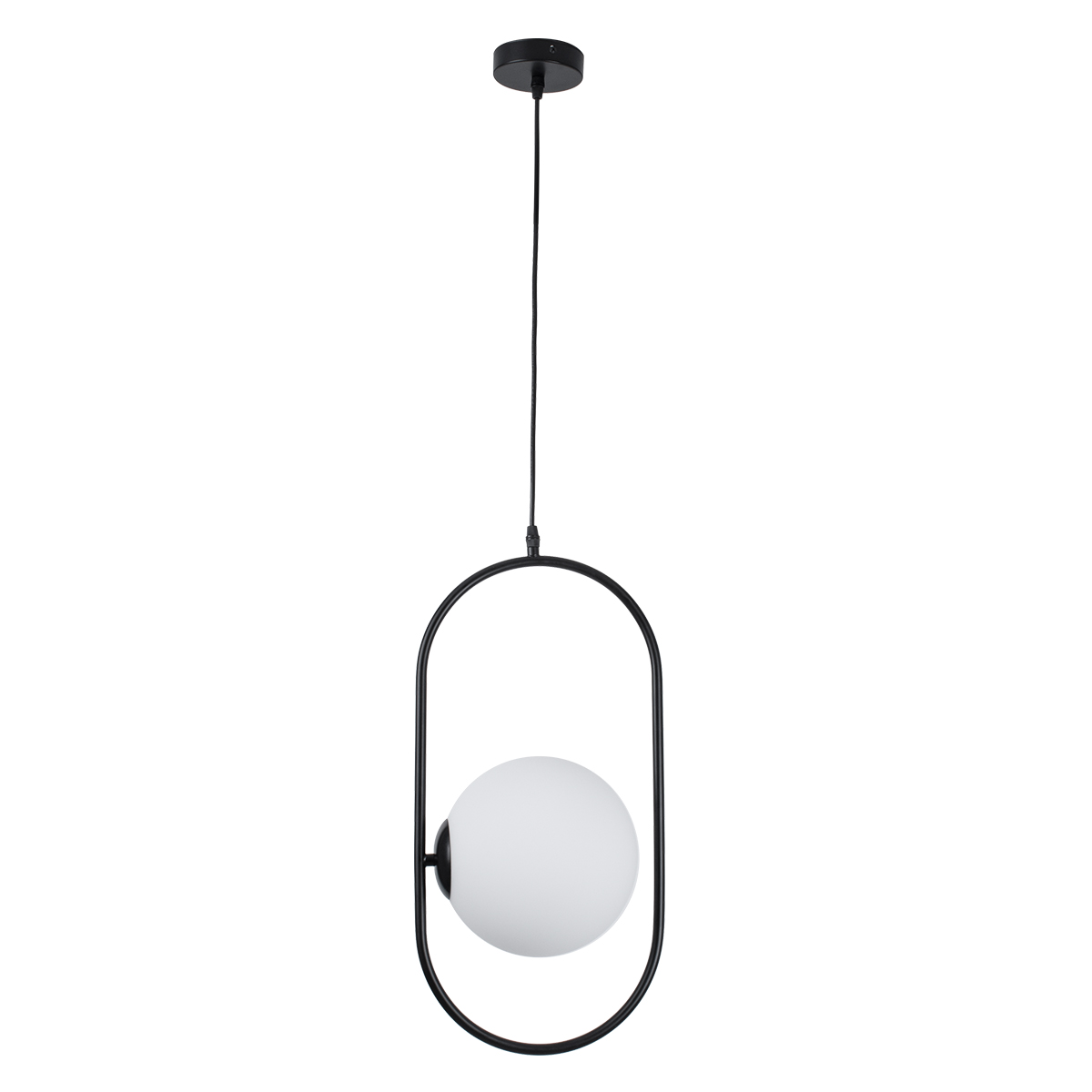 GLOBOSTAR® HAMBURG 00591 Μοντέρνο Κρεμαστό Φωτιστικό Οροφής με Ντουί 1 x E14 AC 220-240V IP20 - Μαύρο & Λευκό - Μ25 x Π20 x Υ50cm 5 GLOBOSTAR® HAMBURG 00591 Μοντέρνο Κρεμαστό Φωτιστικό Οροφής με Ντουί 1 x E14 AC 220-240V IP20 - Μαύρο & Λευκό - Μ25 x Π20 x Υ50cm - Image 3