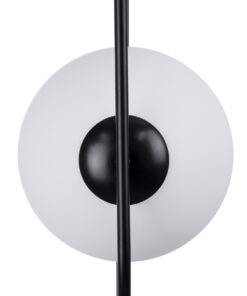 GLOBOSTAR® HAMBURG 00591 Μοντέρνο Κρεμαστό Φωτιστικό Οροφής με Ντουί 1 x E14 AC 220-240V IP20 - Μαύρο & Λευκό - Μ25 x Π20 x Υ50cm 21 00591 8