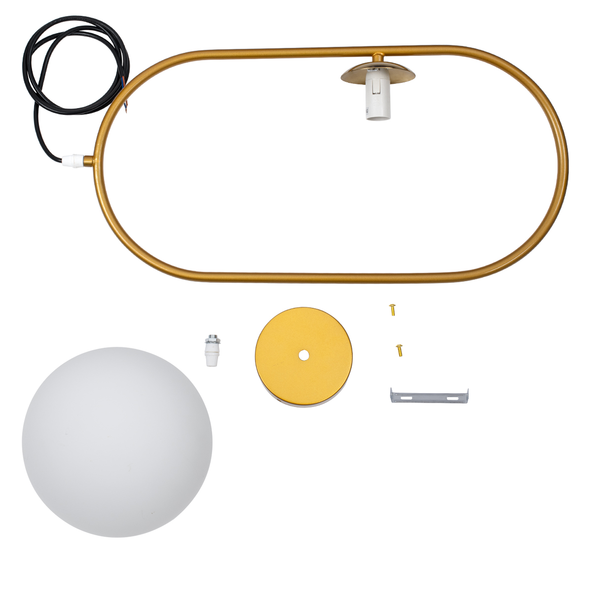 GLOBOSTAR® HAMBURG 00592 Μοντέρνο Κρεμαστό Φωτιστικό Οροφής με Ντουί 1 x E14 AC 220-240V IP20 - Χρυσό & Λευκό - Μ25 x Π20 x Υ50cm 14 GLOBOSTAR® HAMBURG 00592 Μοντέρνο Κρεμαστό Φωτιστικό Οροφής με Ντουί 1 x E14 AC 220-240V IP20 - Χρυσό & Λευκό - Μ25 x Π20 x Υ50cm - Image 12